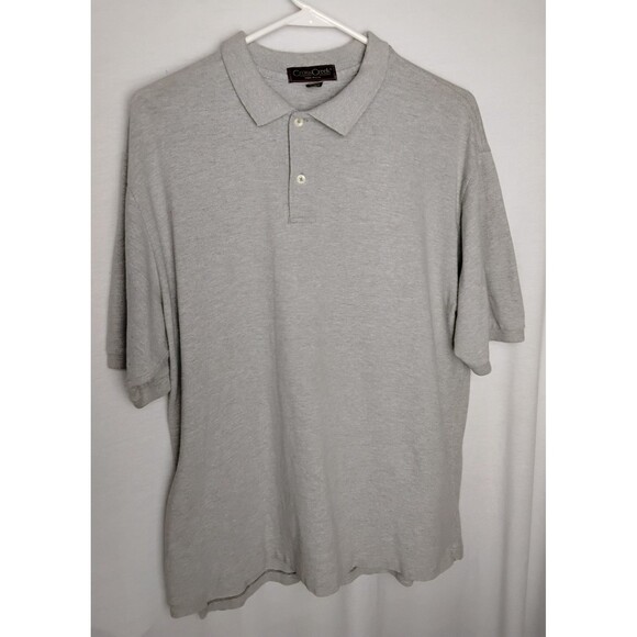 Mens Cross Creek Gray Polo Shirt - 100%  Cotton Size XL Made in the USA - Picture 1 of 3